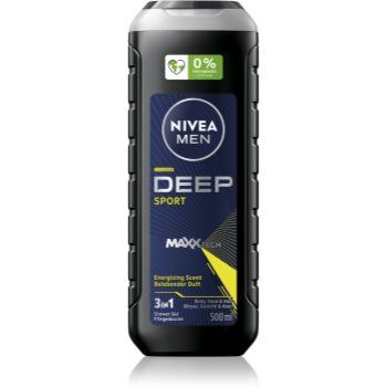 NIVEA MEN Deep Sport Gel de duș energizant pentru barbati - imagine 2